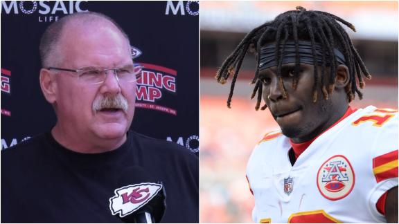 Reid supports Hill's return to Chiefs