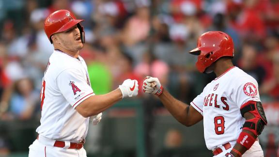 Video: Mike Trout hits first Fenway Park home run vs. Red Sox 