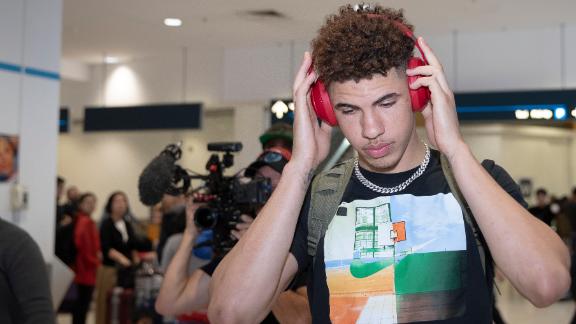 LaMelo Ball arrives in Australia