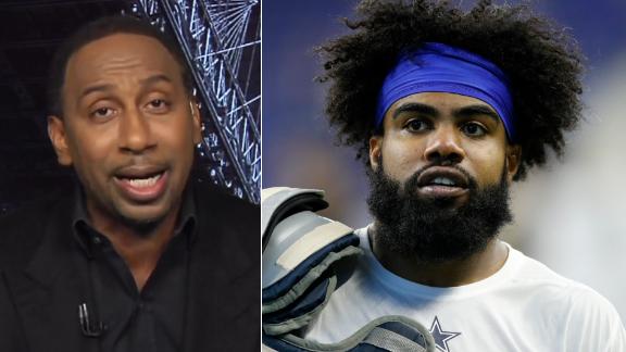 Stephen A.: Jerry Jones is trying to agitate Zeke