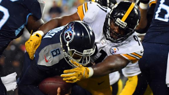 Steelers close in on Mariota for safety