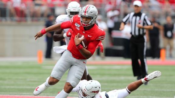 Ohio State 45 21 Florida Atlantic Aug 31 2019 Final Score ESPN