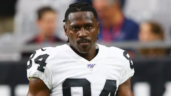 Raiders release WR Antonio Brown