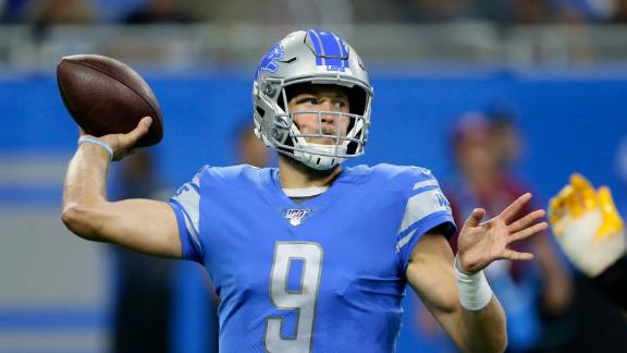 Stafford outduels Rivers for Lions' 1st win