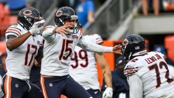 Trubisky's clutch pass, Pineiro's winning kick lift Bears past Broncos