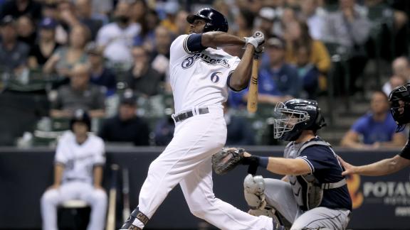 Mike Moustakas, Lorenzo Cain lift Milwaukee Brewers past San Diego