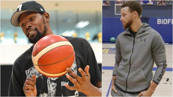 Steph has no hard feelings about KD leaving