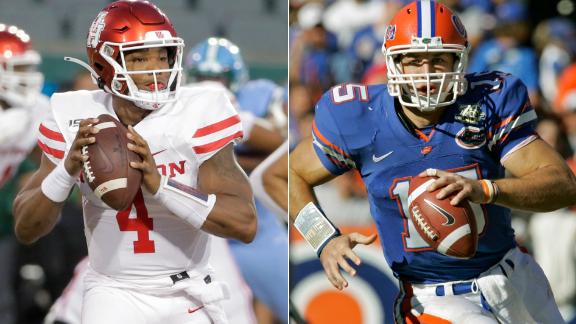 King breaks Tebow's throwing, rushing TD streak