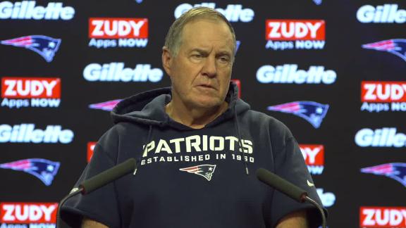Belichick leaves podium after too many AB questions