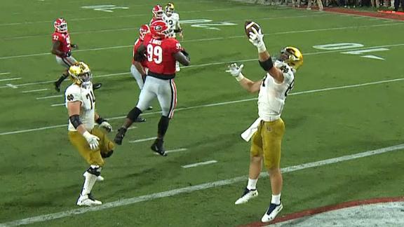 Kmet grabs Book's TD pass with one hand