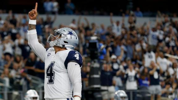 Prescott leads Cowboys past Dolphins
