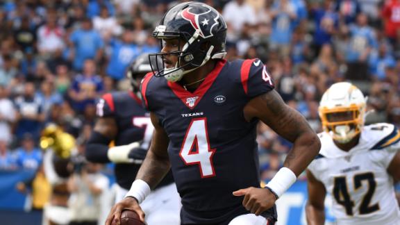 Watson fires 3 TDs against Chargers