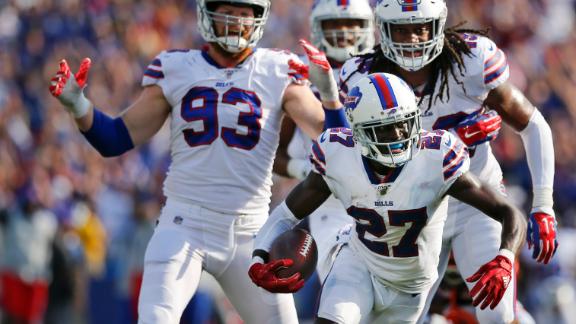Bills' White picks off Dalton to seal the game