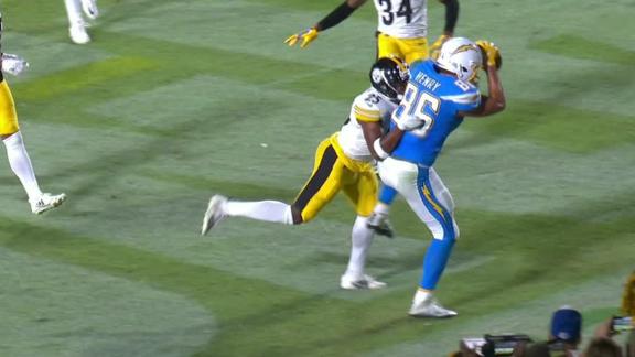 Henry taps his toes for touchdown
