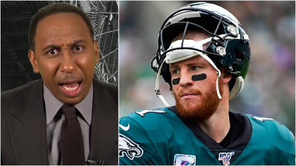 Stephen A. fired up about Eagles receivers struggles