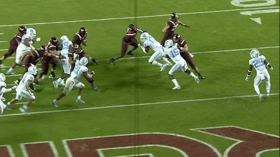 Virginia Tech wins on 2-point conversion in 6OT