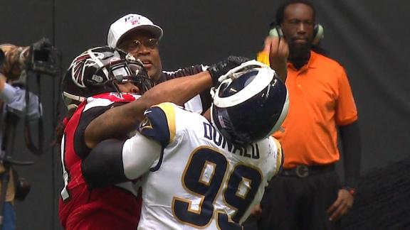 Freeman ejected for punching Donald