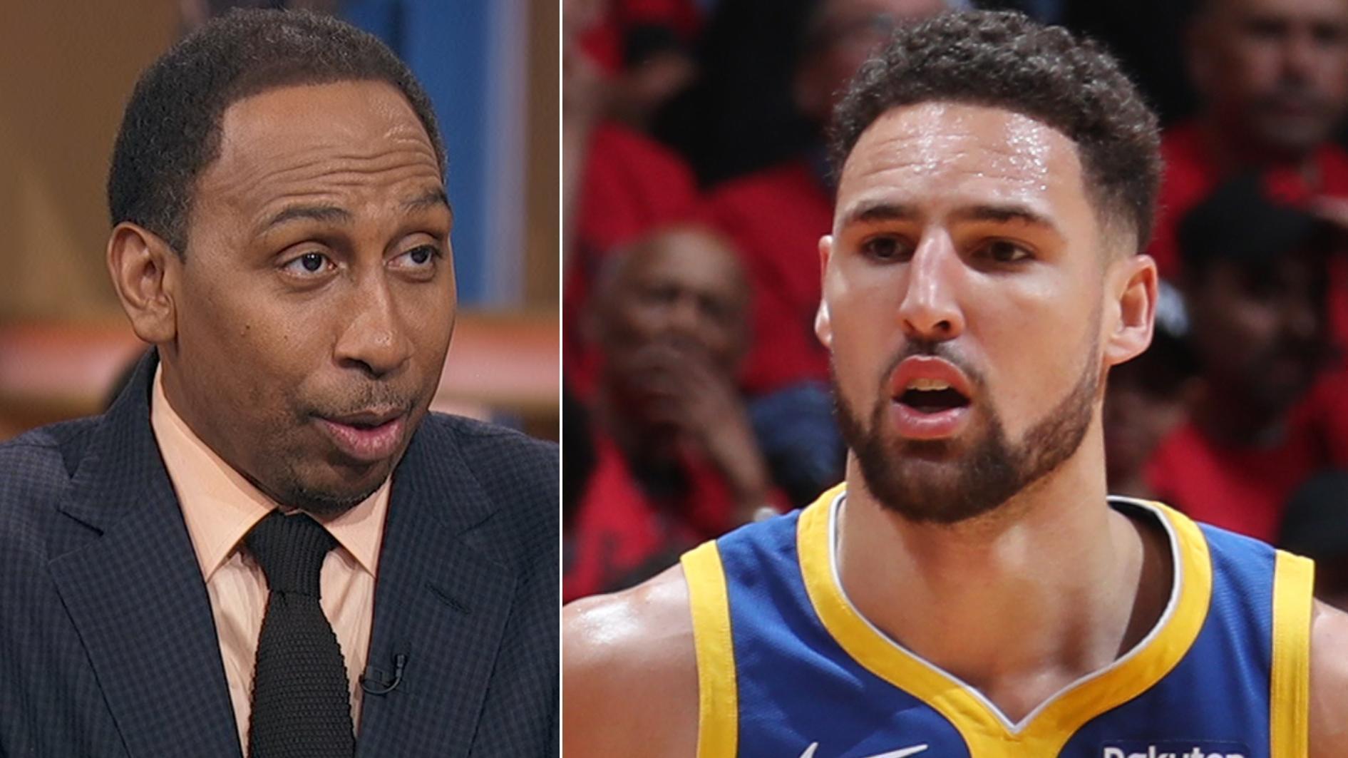 Stephen A. not buying Thompson being out for the year