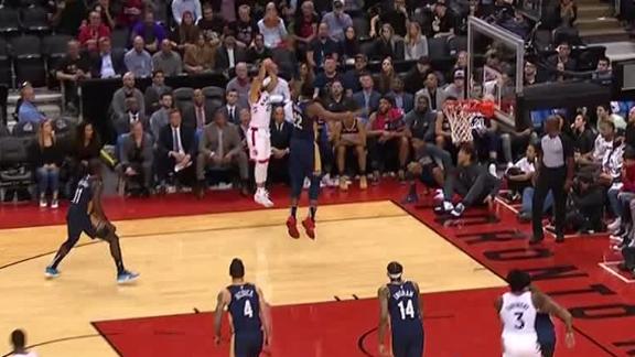 VanVleet delivers the dagger 3 in OT