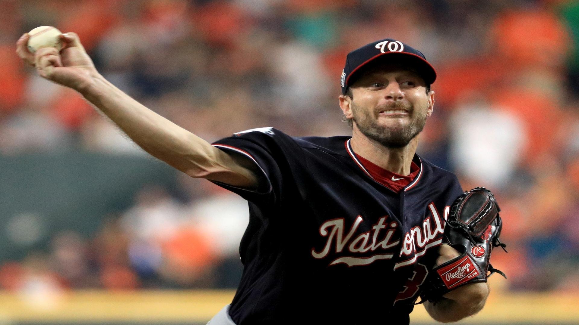 Scherzer K's 7 over 5 innings