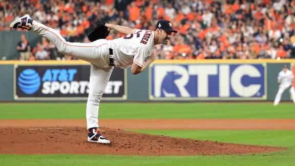 Justin Verlander Passes John Smoltz To Become Postseason K S Leader Abc13 Houston
