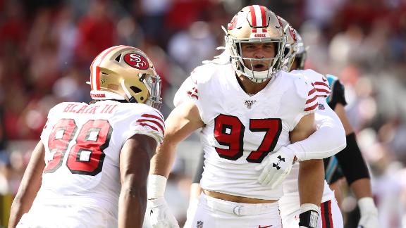 Bosa shows out with 3 sacks and INT
