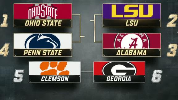 Ohio State edges LSU for No. 1 in CFP Rankings