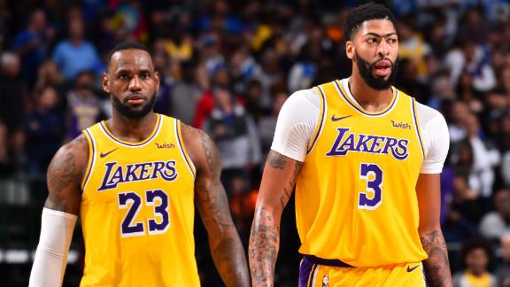 Dynamic duo of AD, LeBron has Lakers rolling