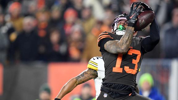 OBJ's 42-yard catch sets up Baker TD run