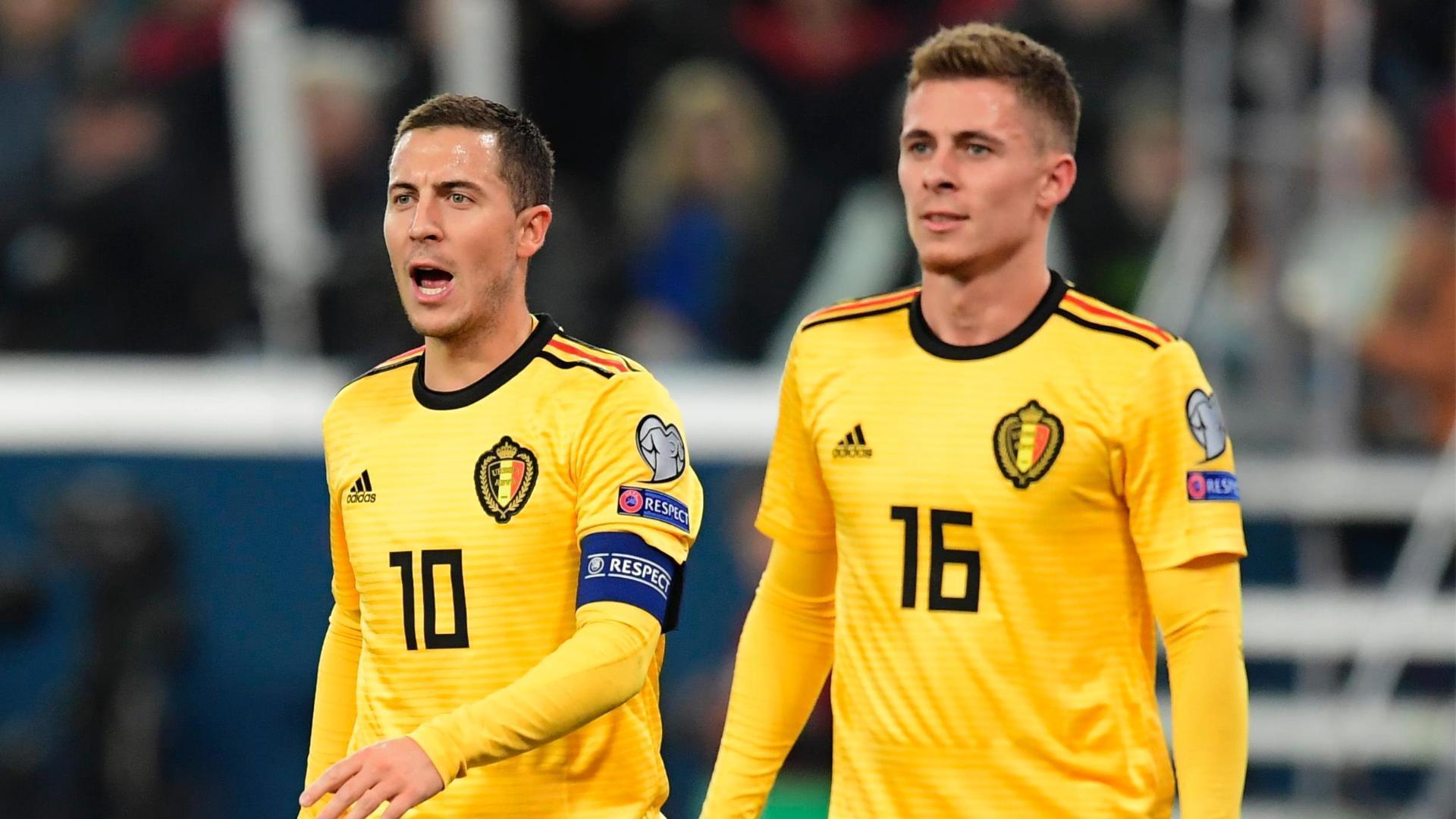 Hazard brothers lead Belgium to first place in Group I
