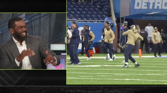 Dak's pregame hip shakes have the Countdown crew busting a move