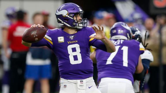 Cousins slings 3 TDs to lead Vikings' comeback