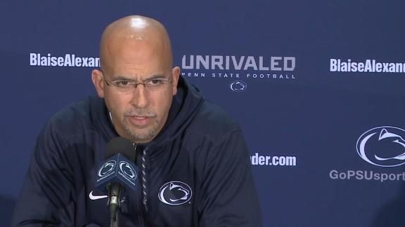 Franklin: Death threats aimed at PSU QB are 'concerning'