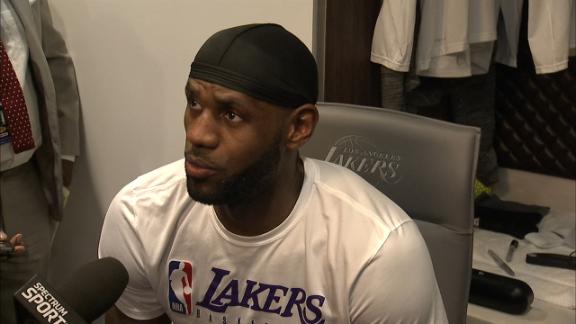 LeBron credits teammates and coaches on triple-double achievement