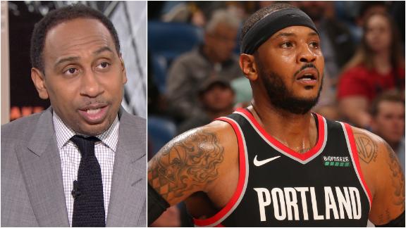 Stephen A.: Melo will be a difference-maker for Portland