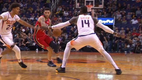 Lonzo threads the needle to Melli