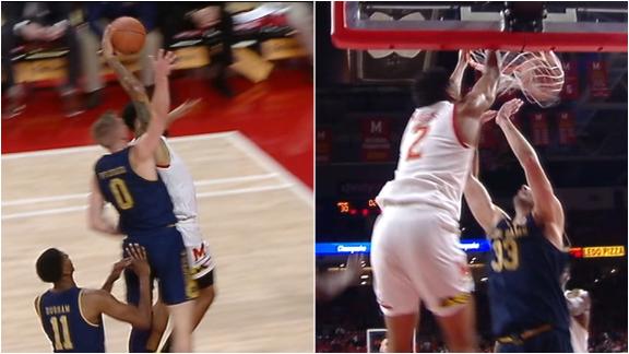 Jalen Smith S Double Double Helps Maryland Rout Notre Dame Abc7 Chicago
