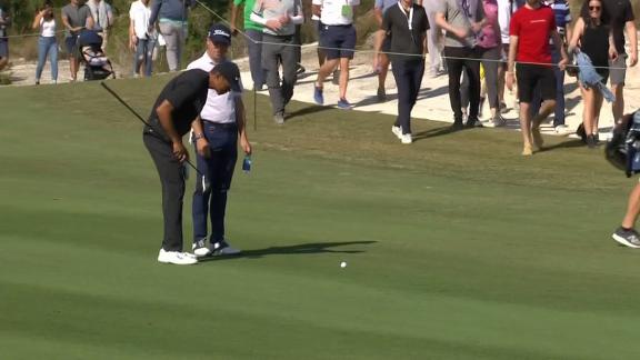 Tiger trolls Thomas after outdriving him