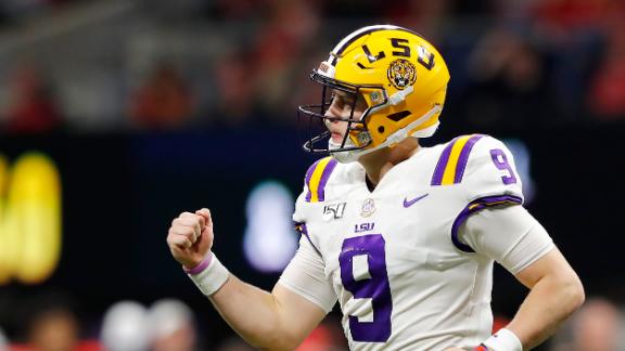 Burrow spawns 4 TDs as LSU walks over Georgia to win SEC