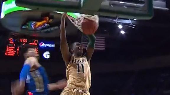 UAB's Benjamin finds Nicholson for the uncontested slam