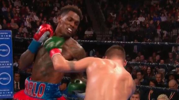 Charlo knocks Hogan down twice en route to victory