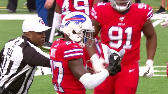 Bills' White looks at Ravens' play notes