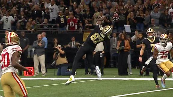 Cook makes incredible catch for 2nd TD of the day