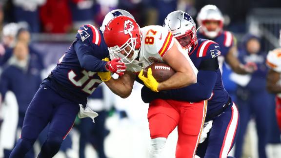 Chiefs' first half too much for Pats to overcome
