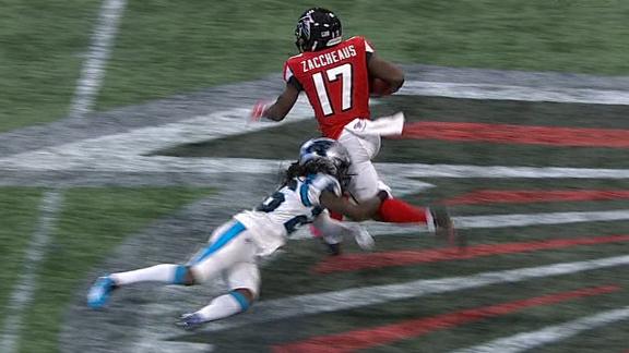 Ryan, Zaccheaus link up for 93-yard TD