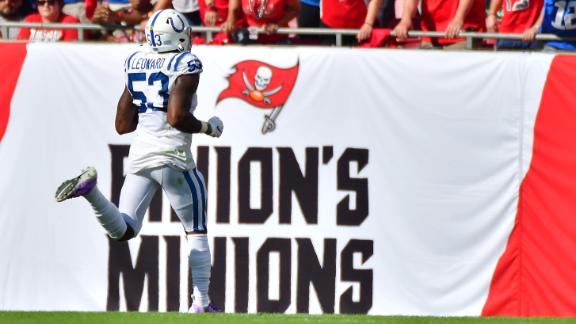 Leonard intercepts Winston for 80-yard pick-6