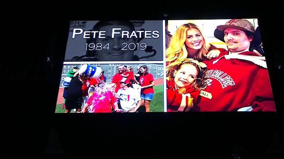 Celtics pay tribute to Frates with moment of silence