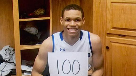 J.J. Culver becomes second player to score 100 points in NAIA