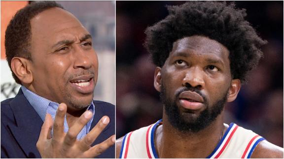 Stephen A. questions Embiid's competitive fire