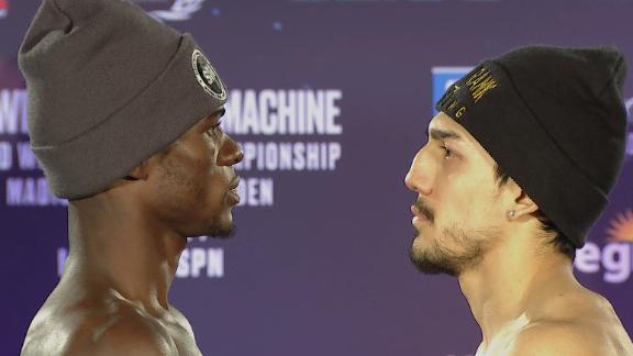 Lopez, Commey square off at weigh-in